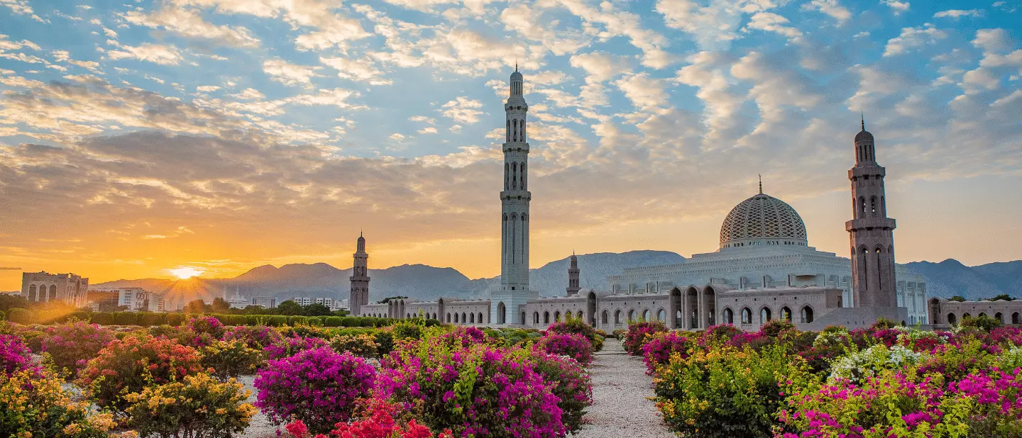 Majestic Omani Architecture in a Historical Setting - Begin Your Oman Journey with Supreme Air Travels' Visa Services