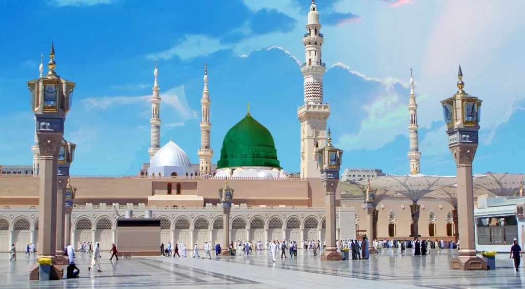 MADINA IMAGE DURING  UMRAH TRIP, BEST UMRAH PACKAGE AT SUPREME AIR TRAVELS