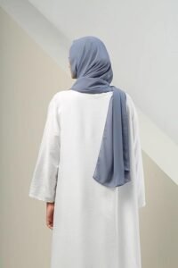 ICW Girls Georgette Solid Plain Scarf – The Perfect Hijab for Your Umrah Journey